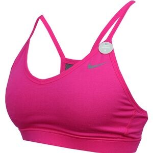 NIKE INDY LIGHT SUPPORT SPORTD BRA LARGE PINK